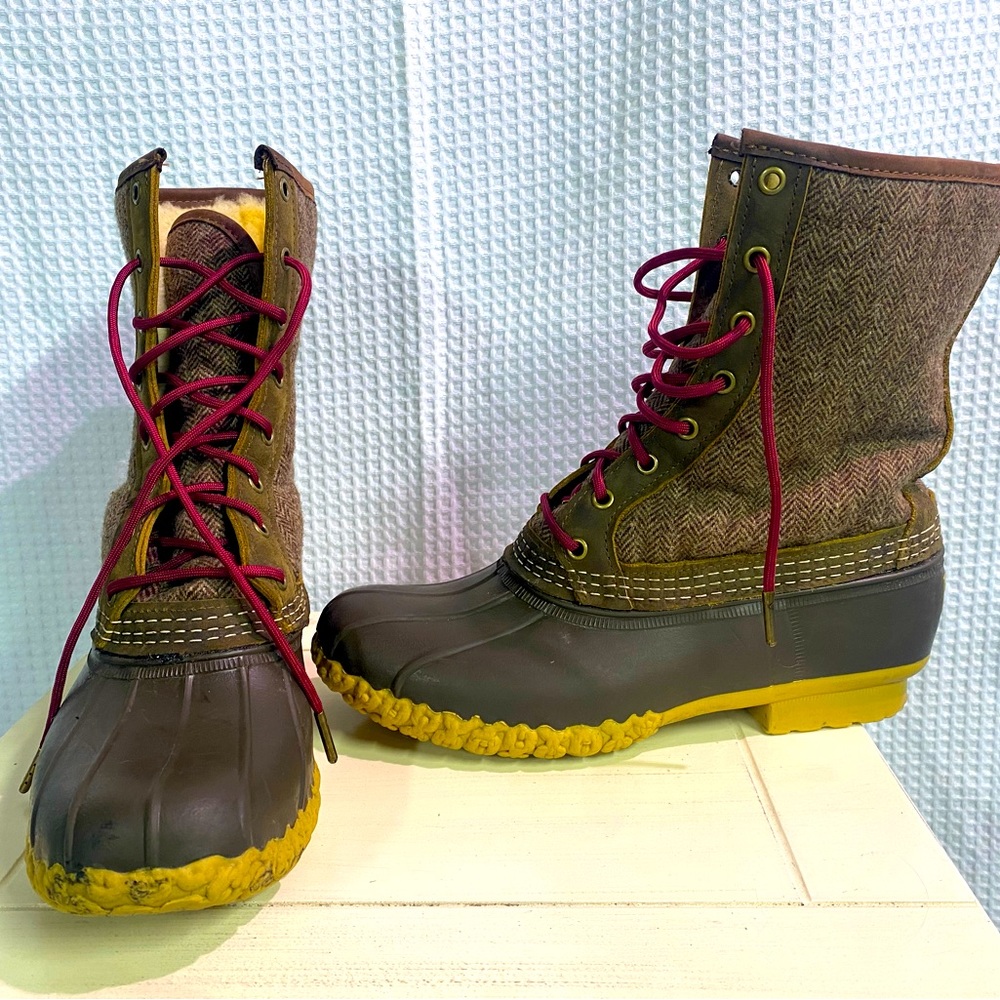 L.L.Bean Tall Bean Boot. Sherpa Lined. - image 1